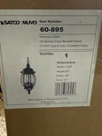 Satco Nuvo Lighting 60-895 Central Park Outdoor Pendant Chandeller Old Bronze. Fixed Price $49.00.