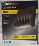 Lumark Crosstour Led Wall Pack XTOR2B 18W Light Carbon Bronze. Fixed Price $80.00.