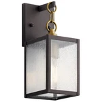 Kichler 59006 Lahden 17" Tall Outdoor Wall Sconce - Weathered Zinc. Fixed Price $159.99.