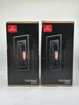 2 Pack Globe Electric Montague Dark Bronze Rustic Outdoor 1-LIGHT Wall Sconce. Fixed Price $85.49.