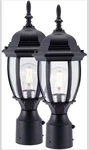 Lit-path Dusk To Dawn Outdoor Post Lighting Fixture Pole Lantern, 16'' Waterpro. Fixed Price $34.99.