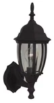 Textured Black One Light Wall Mount From The Bent Glass Cast Collection. Fixed Price $61.20.