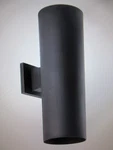 Progress Lighting Cylinder 6IN Black Modern Outdoor Up & Down Wall Lantern. Fixed Price $73.10.