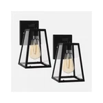 Dewenwils Wall Light Pack Of New HOWL06D Matte Black Lot 2221. Fixed Price $52.99.