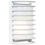 Used Access Lighting 20010MG-WH/RFR Bermuda-one Outdoor Ribbed Bulkhead. Fixed Price $83.20.