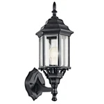 Chesapeake 17 In. 1-LIGHT Black Outdoor Hardwired Wall Lantern Sconce By Kichler. Fixed Price $58.35.