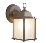 Yosemite Tara 1 Light Exterior Aluminum/glass Wall Mount Brown. Fixed Price $12.00.