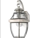 Quoizel Newbury NY8316P Pewter Solid Brass 1-LIGHT Outdoor Wall Lantern Sconce. Fixed Price $99.99.