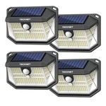 Tecknet 231 Led Solar Lights For Outside Waterproof, 4 Pack 300 Security. Fixed Price $40.04.