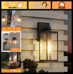 Led Outdoor Wall Light Fixture - Waterproof Sconce Lantern For Porch, Patio, Gar. Fixed Price $42.29.