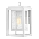Hinkley Lighting Republic 1LT Outdoor 12" Wall Mount, White/clear Seedy - 1000TW. Fixed Price $160.65.