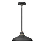 Hinkley Lighting Foundry 7" Outdoor Hanging, Textured Black - 10483TK. Fixed Price $349.00.