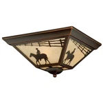 Vaxcel Trail 14" Outdoor Flush Mount , Burnished Bronze - T0109. Fixed Price $229.99.