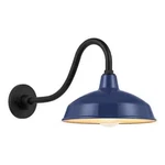 Hampton Bay Easton 1-LIGHT Navy Blue Barn Outdoor Wall Lantern Sconce Aluminum. Fixed Price $49.99.
