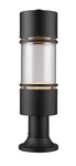 Z-lite 553PHB-553PM-LED Luminata Light 22" Tall 14 Watt Black. Fixed Price $334.90.