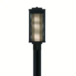 Black Gold Led Outdoor Post Mount From The Brama Collection. Fixed Price $582.00.