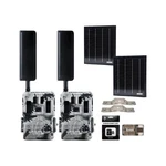 Spartan GOLIVE2 4G/LTE Trail Camera 2-PACK Bundle With Solar Panel & Accessories. Fixed Price $569.99.