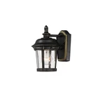 Maxim 3026CDBZ Dover Cast 1 Light Outdoor Wall Lantern-bronze 9.5"H. Fixed Price $98.00.