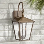 Hinkley Huntersfield 18 3/4" High Burnished Bronze Outdoor Wall Light. Fixed Price $369.00.