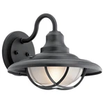 Kichler 49693 Black Harvest Ridge 1-LIGHT Outdoor Wall Sconce. Fixed Price $319.99.