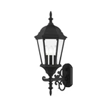Livex Lighting 7561 Hamilton 3 25" Tall Outdoor Wall Sconce - Black. Fixed Price $171.96.