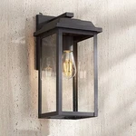 Eastcrest Modern Outdoor Wall Light Fixture Textured Black 15 1/4" For Exterior. Fixed Price $124.99.