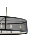 Kichler Modern 5 Light Chandelier Black & Brushed Nickel Finish. Fixed Price $59.98.