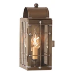 Irvin's Country Tinware Cape Cod Wall Lantern Weathered Brass. Fixed Price $249.95.