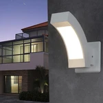 Lustrlach Porch Light Outdoor Wall Sconce White Led Exterior Fixture Ip.... Fixed Price $100.69.