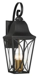 The Great Outdoors 73359 Cardigan 4 Light 30" Tall Wall - Sand Coal. Fixed Price $391.20.