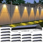 Solar Fence Lights OUTDOOR,2700/4000/6000K 3 Modes Bright Lens Led Dusk To Da.... Fixed Price $106.98.