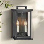 Hinkley Weymouth 14 1/4" High Black Outdoor Wall Light. Fixed Price $279.00.