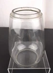 Vtg Railroad Barn Lantern Globe Clear Glass Oil Lamp Shade Sconce Lighting Decor. Fixed Price $14.95.