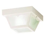 Kichler Outdoor Plastic Ceiling 1LT, White, Frosted - 9320WH. Fixed Price $37.99.