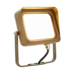 Bronze 17W Integrated Led Outdoor Brass Flood Light Fixture With Yoke Mount Volt. Fixed Price $99.95.