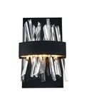 Allegri Glacier Led Ada Wall Sconce, Matte Black/clear Firenze 030220-052. Fixed Price $50.00.