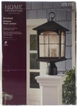 Home Decorators Brimfield Exterior Post Lantern 272 775, Aged Iron, 18 Inch, New. Fixed Price $37.99.