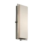 Justice Design Fusion Avalon Outdoor Sconce, Nickel FSN-7564W-OPAL-NCKL. Fixed Price $264.00.