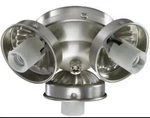 Quorum 2303-9065 Light Candelabra Fan Kit Satin Nickel 60W B10. Fixed Price $19.99.