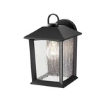 New Hampton Bay Ashton 10.87 In. 1-LIGHT Black Hardwired Outdoor Wall Lant. Fixed Price $47.00.