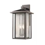 Z-lite 554XL-ORB Aspen 3 Light 12" Wide Outdoor Wall Sconce With Seedy Glass. Fixed Price $147.00.