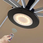 Led Patio Umbrella Lights With Remote, Black Portable Rechargeable Battery Ca.... Fixed Price $64.54.