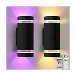 Mi.light Rf Remote Control Outdoor Rgb Wall Lights, Color Changing Porch Ligh.... Fixed Price $181.25.