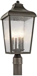 Kichler Forestdale 21 3/4"H Old Bronze Outdoor Post Light. Fixed Price $389.99.