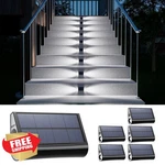 Gvshine Solar Step Lights Cool White 6 Pack Outdoor Waterproof. Fixed Price $64.99.