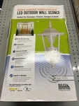 Maxsa 49719 Battery Powered Motion Activated Led Outdoor Wall Sconce Damaged Box. Fixed Price $47.50.