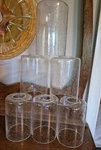 Teenyyou Clear Bubble Seeded Glass Shades For Pendant Light Fixtures Set Of 6. Fixed Price $55.00.