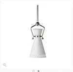 Robert Abbey Jonathan Adler Havana Single Pendant Light W694 Nickel White. Fixed Price $159.00.