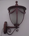 Melissa Lighting 1-LIGHT Outdoor Wall Lantern Concrete Finish Acid Etched Glass. Fixed Price $35.00.