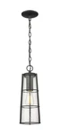 Helix 1-LIGHT Outdoor Chain Mount Ceiling Fixture Black. Fixed Price $236.00.
